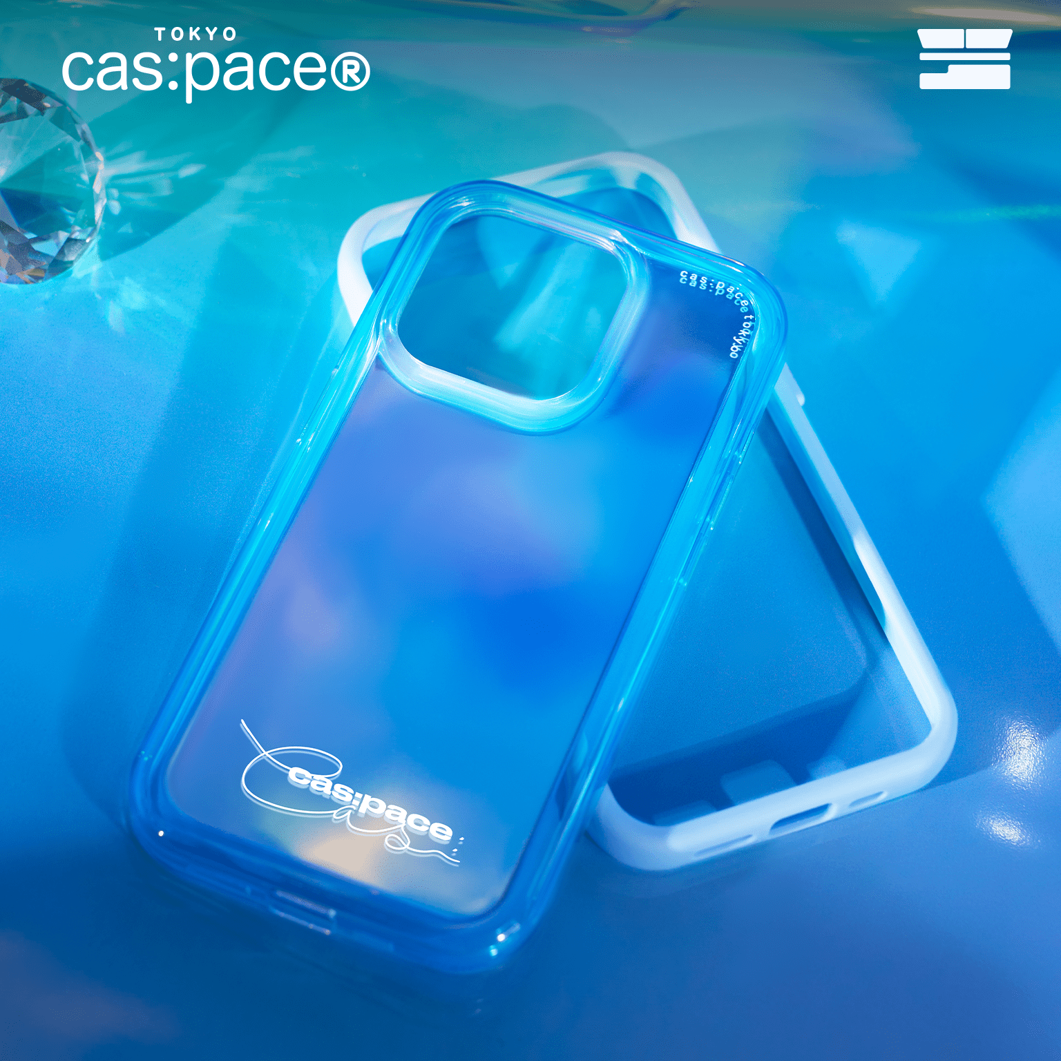 cas:pace 24S/S「ブルーダイヤモンド」携帯ケース - cas:pace 殼空間